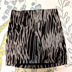 BCBGeneration mini skirt black/white print